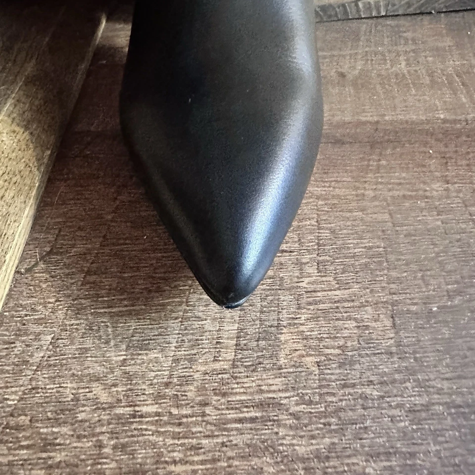 Saks Fifth Avenue Charlie кожи котенок каблук икры ботинки размер 6 М новый без коробки - Изображение 4 из 4