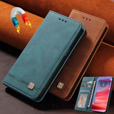 Genuine Leather Case For Moto Edge 50 Neo,60 Fusion,70 50 40 Pro Cover Wallet