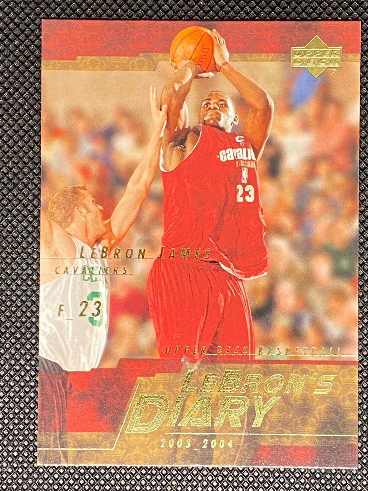 2003-04 Upper Deck - Lebron's Diary LeBron James #LJ7 (RC) Rookie Cavaliers