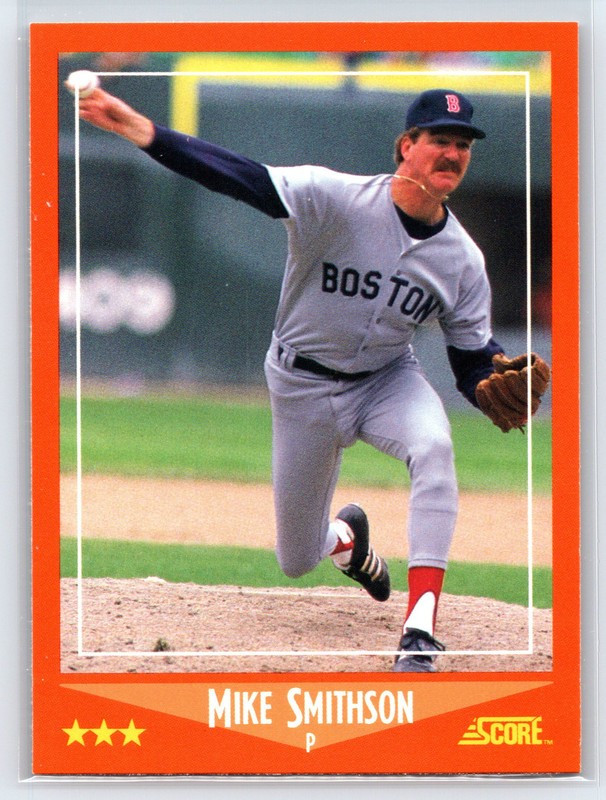 #59T Mike Smithson, Boston Red Sox 1988 Score Rookie & Traded Base