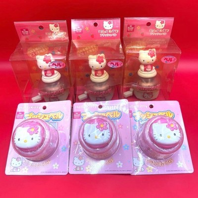 Hello Kitty Sanrio 2005 Flash Push Fahrradklingeln 6er Set unbenutzt Vintage ...