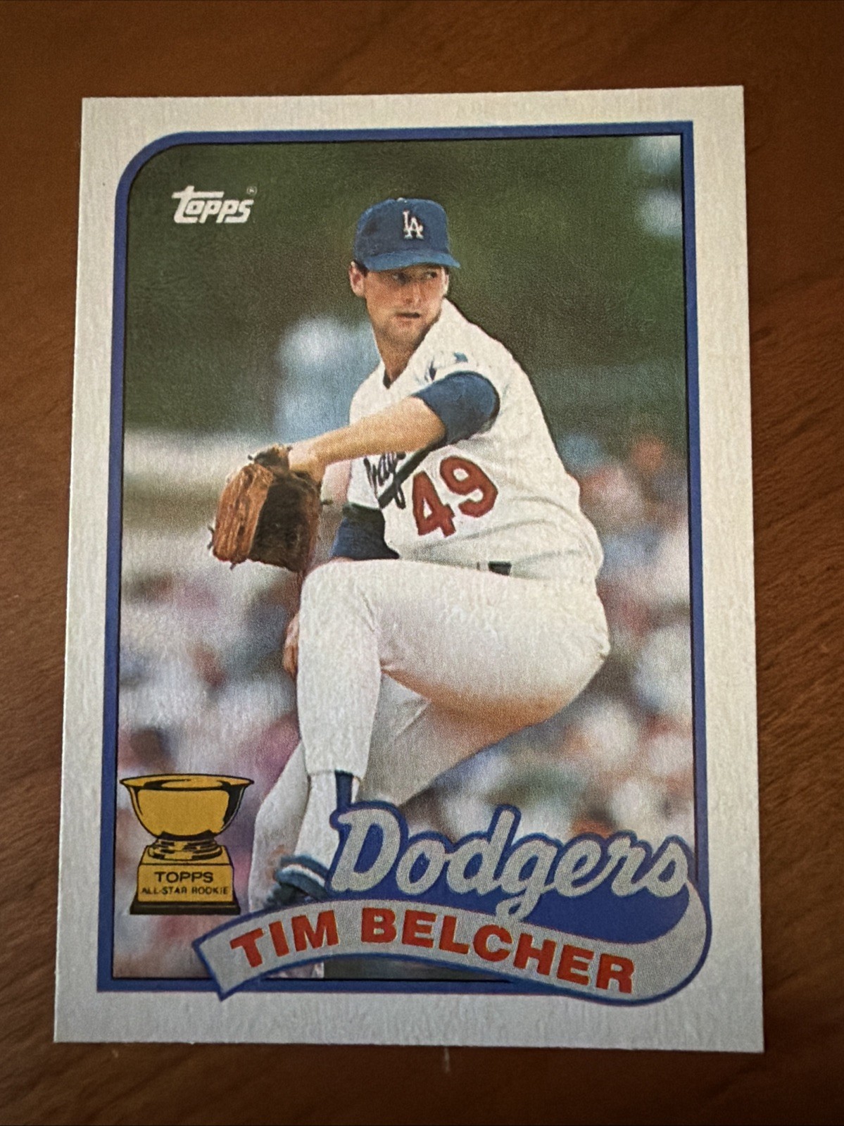 1989 Topps - Tim Belcher RC #456 Los Angeles Dodgers Mint