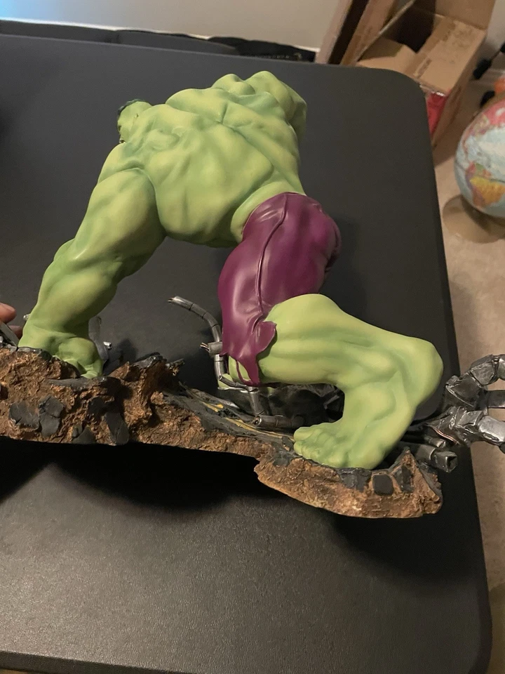 ARTE ASYLUM MARVEL COMICS HITOS LA INCREÍBLE ESTATUA DE HULK Foto 2 de 4