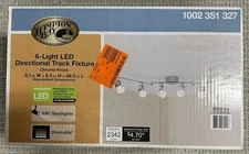 Hampton Bay 6-Light 4 ft. Chrome Integrated LED Track Lighting Kit New