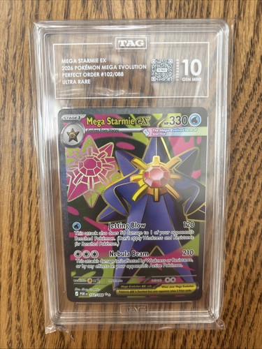 Mega Starmie ex graded TAG 10 for sale on eBay