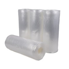 Coreless Stretch Wrap Clear 15" x1476' 8 Rolls With Handle 30 Gauge Film Wrap