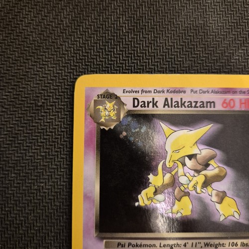 Dark Alakazam (1/82) Holo Team Rocket Pokemon Card - Picture 2 of 10