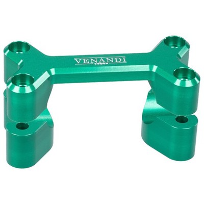 Venandi Dogbone CNC Lenkeraufnahme grün, optimal für Simson S50 und S51 Mopeds S