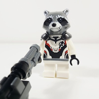 Lego Rocket Raccoon Minifigure White Jumpsuit Avengers Endgame 76126 sh0569