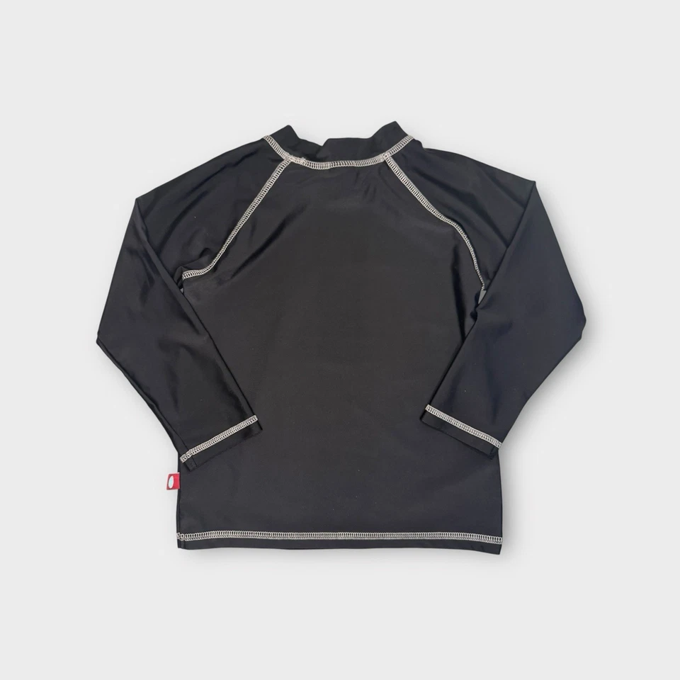 Conjunto de pantalones cortos de natación y protección contra erupciones City Threads negros Foto 4 de 4