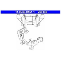 2X Halter Bremssattel Vorne FüR Audi A6 4B 2.4 2.5 2.8 97 Bis 05 ATE Teil ATX