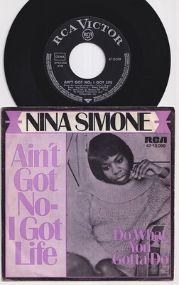 Nina SIMONE * Ain't Got No * R&B MOD SOUL FUNK GROOVE * 1968 GERMANY 45 *Listen!