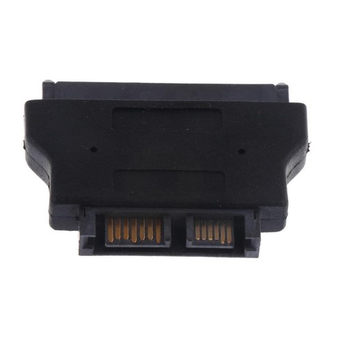 Adaptateur mâle 2,5 / 3,5 '' pouces SATA 22 broches femelle vers mince SATA 13 broches - Photo 3/6