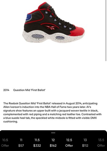 Size 12 - Reebok Question Mid “First Ballot” (2014) - Picture 8 of 8