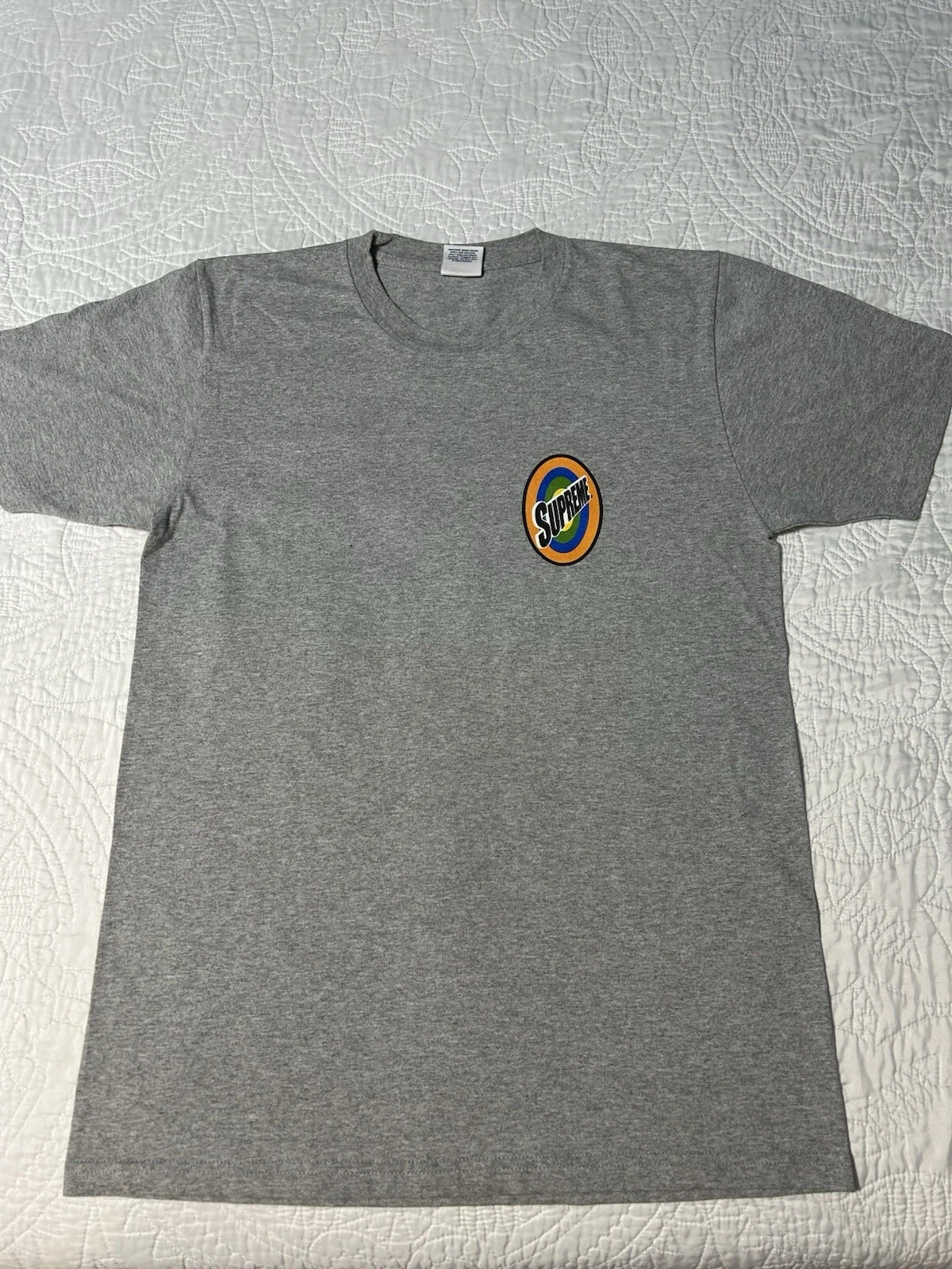 Tee shirt Supreme Spin GRIS taille M OCCASION