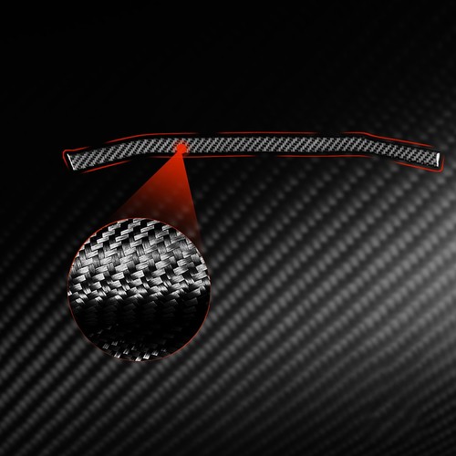 Carbon Fiber GPS Navigation Decorative Panel Cover For Honda Fit 2020-23 LHD - Picture 6 of 10