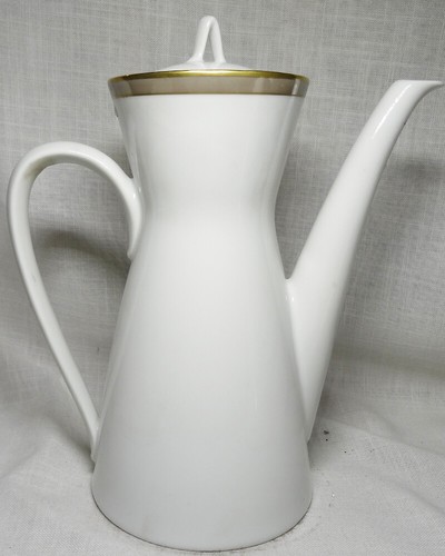 ROSENTHAL GALA TAUPE Coffee Pot 10.25" Form 2000 NEW NEVER USED made in Germany - Picture 3 of 8