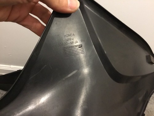 07-12 HONDA CBR 600RR Right Left Tank Trim Fairing 83700-MFJA 83600-MFJA SIDES - Picture 6 of 10