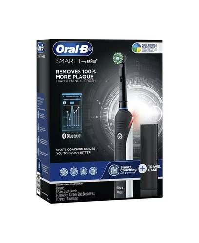 Oral-B Smart 1 Electric Toothbrush - New In Box - Plus Travel Case - Picture 4 of 9