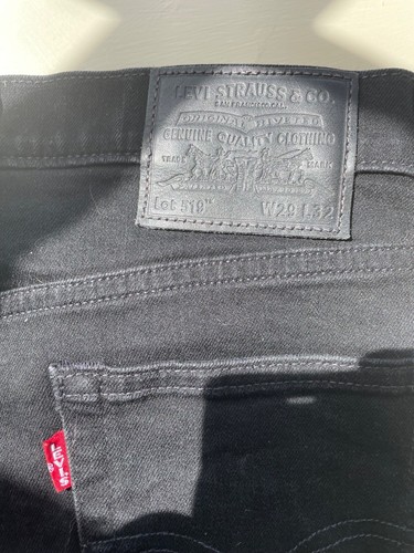 levis damen jeans schwarz straight 29x32