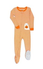 Carter's Toddler Boy's Girl's Halloween Ghost Striped Footed Pajama Sleeper