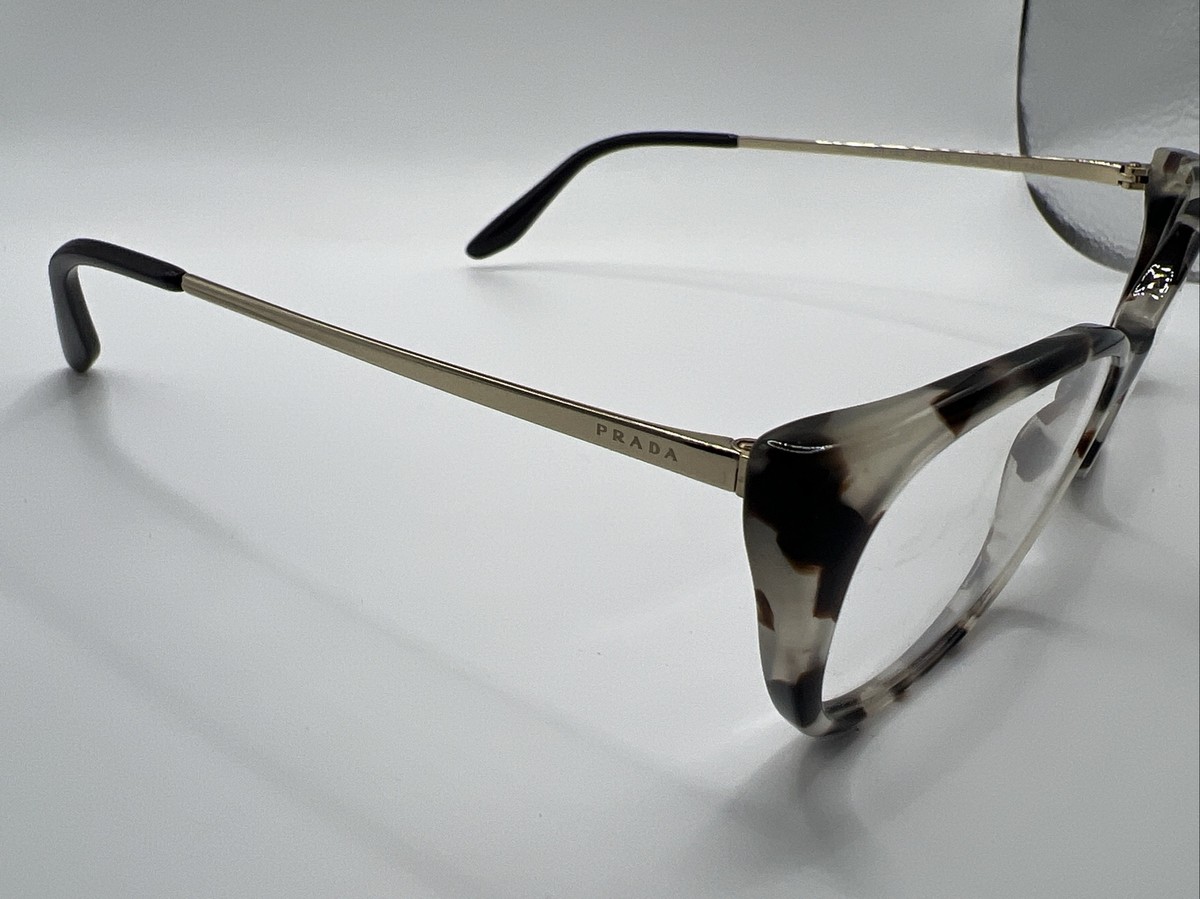 PRADA VPR 14X 54/16 UAO-1O1 1400 brown & white womens