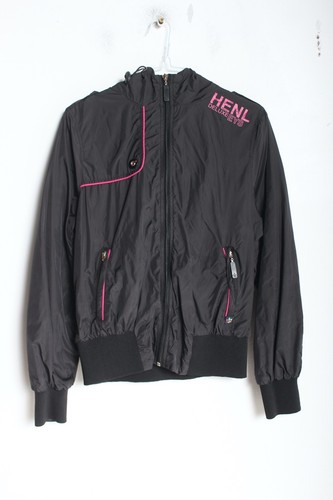 Henleys Womens Full Zip Windcheater Jacket with Hood - size Small (37c)
