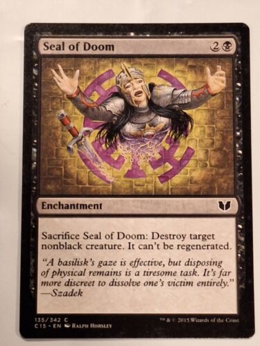 Seal of Doom - Commander 2015 Magic the Gathering MTG Nice!