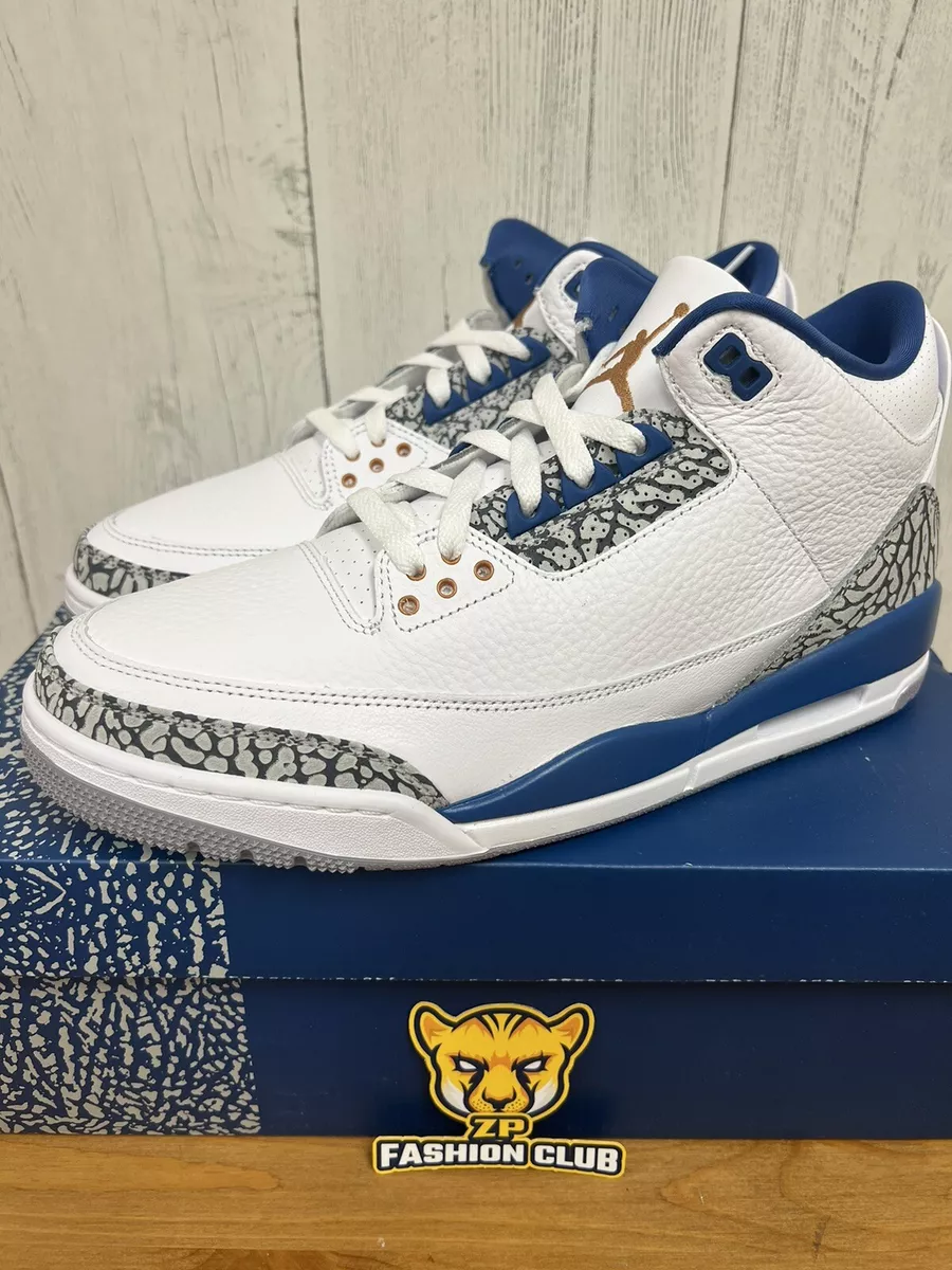 Air Jordan 3 Retro Wizards CT8532-148 Men Size 7.5-14