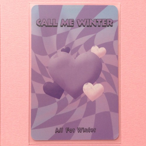 CALL ME WINTER Aespa TCG Smartphone Selfie Kuss Mund Folie KPOP IDOLKARTE - Bild 5 von 5