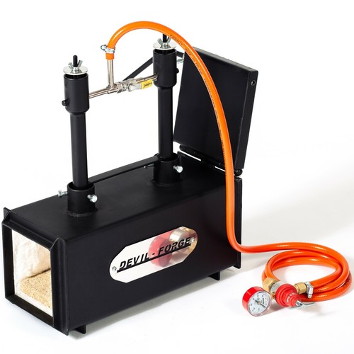 DFPROF2+1D GAS PROPANE FORGE Furnace Burner Knife Making Blacksmith USA - Picture 4 of 12