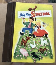 Vintage 1941 BIG BIG STORY BOOK Black Beauty Heidi Peter Pan Hans Brinker Grimms