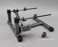 Super Spooler Digital Line Counter Silver/Black Line Holder/Counter