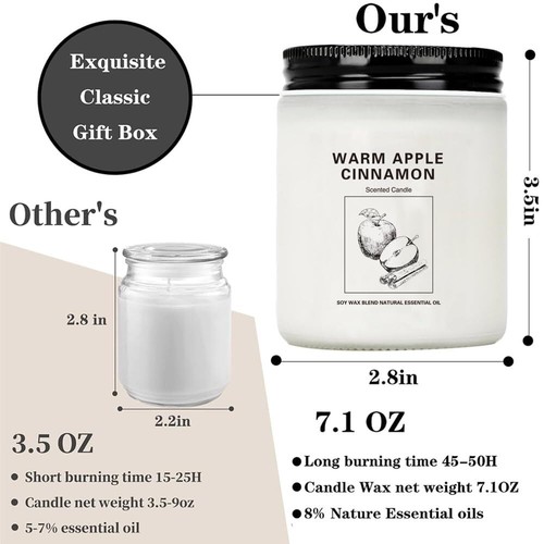 Candles Clearance 4 Pack Candles for Home Scented Stress Relief Gifts for Wom... - Picture 6 of 9