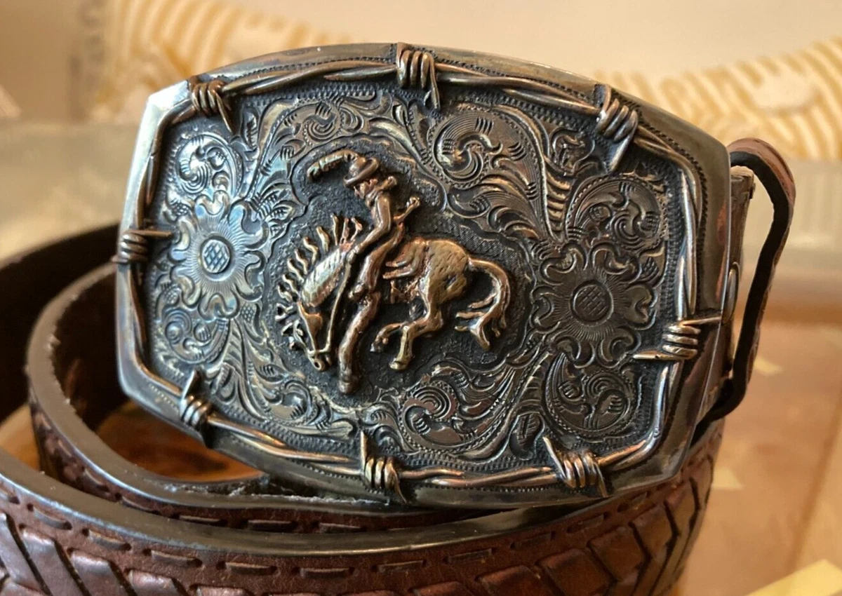 Belt Buckle Vintage Belt Buckle Western Belt Buckle Cowboy -  in 2023