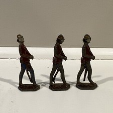 Vintage Lead Soldier Red Coat Great Britian Semi Flat early 1900s