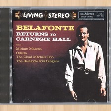 Belafonte Returns to Carnegie Hall by Harry Belafonte (CD, Aug