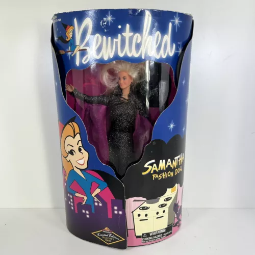 Vintage 1997 Bewitched Samantha Fashion Doll Limited Edition 11.5” Magic Broom