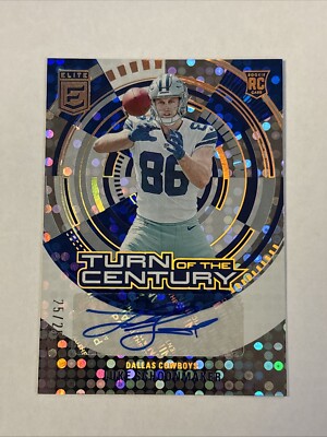2023 Donruss Elite Luke Schoonmaker TOTC Rookie Auto #25/25 SSP Cowboys  