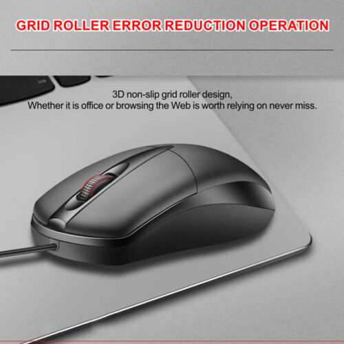 USB Wired Gaming Mouse Optical USB Mice 1000 DPI PC Laptop Computer Accessories - Picture 6 of 12