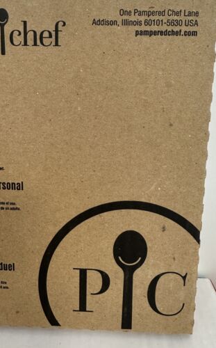 Pampered Chef Pizza Personal Size Round Stone Ceramic 8.5” #1387 New in Box - Picture 3 of 8