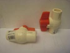 2 yes 2 AMERICAN VALVE P200CTS  1/2" CPVC Socket  Slip x Slip Ball Valve solvent