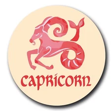 Magnet Me Up Capricorn Zodiac Sign Fridge Magnet Decal, 5 Inch, Cool Collection