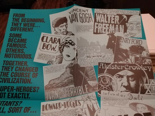 THE BIG BOOK OF WEIRDOS POSTER (16" X 22")* NEW & UNUSED ORIGINAL/ VINTAGE - Imagen 2 de 3