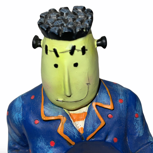 Portavelas votivas de Halloween Giftcraft Frankenstein pateado - Imagen 2 de 6