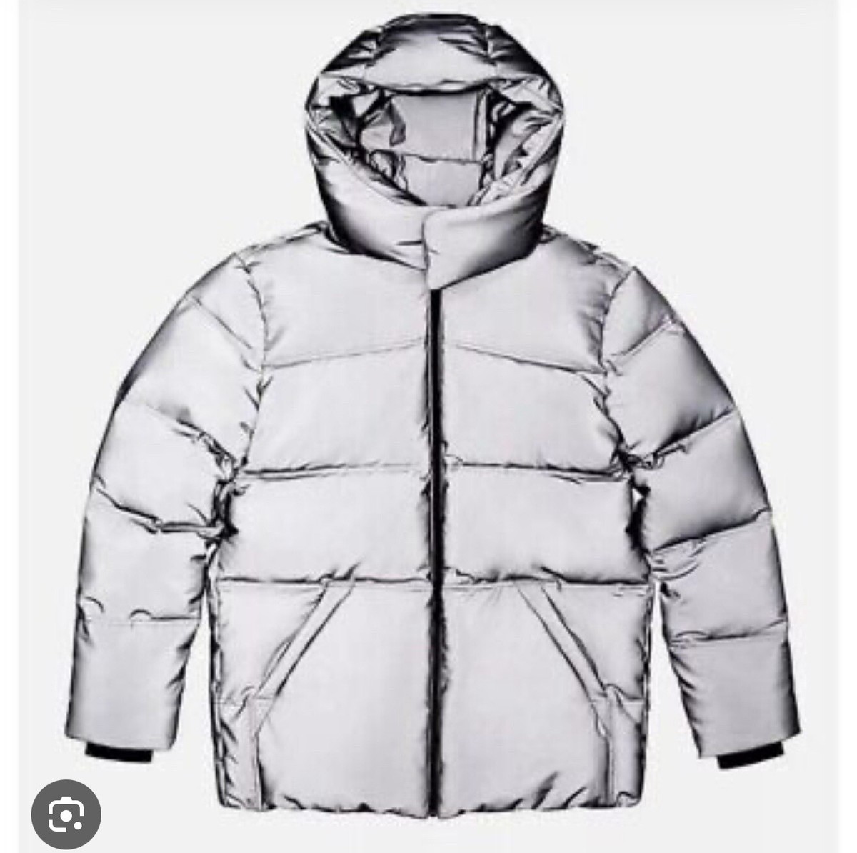 Alexander Wang x H&M Down 3M Puffer Size L Reflective | eBay