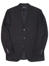J Crew Ludlow Suit Coat Mens 40R Solid Navy Blue Loro Piana Wool 3 Bttn Jacket