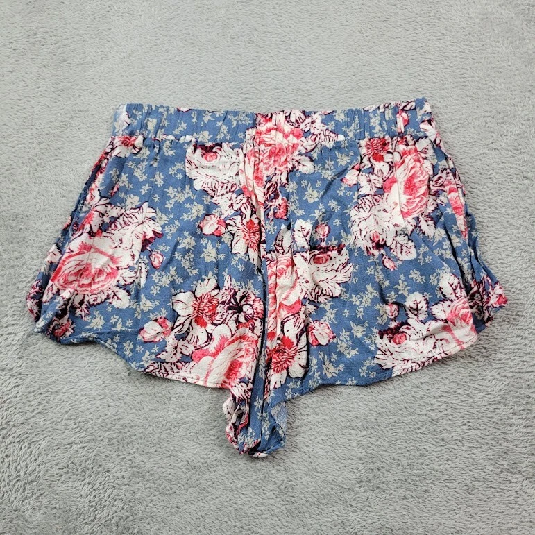 Pantalones Cortos Free People Para Mujer Pequeños Flutter Romance Floral Encaje Ribete Gasa Foto 2 de 4