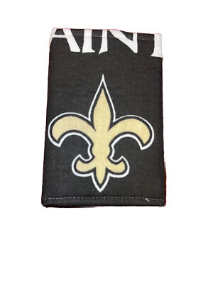 New Orleans Saints NFL Themed Gift Debit ID Credit Card Holder Handmade Cotton