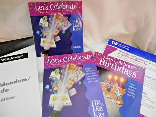 Lot Print Artist Windows CD Edition Gold Sierra Home Software HP Idea Kit - Picture 12 of 12